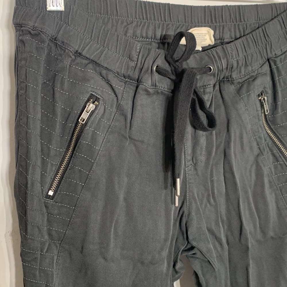 Converse one star small black Moto Streetwear jogger pants women’s - Picture 2 of 6